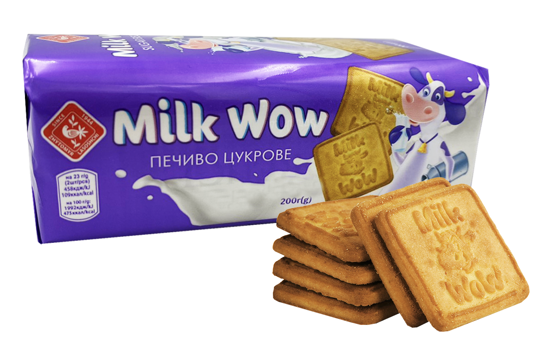 Biscuiti Milk Wow 200gr